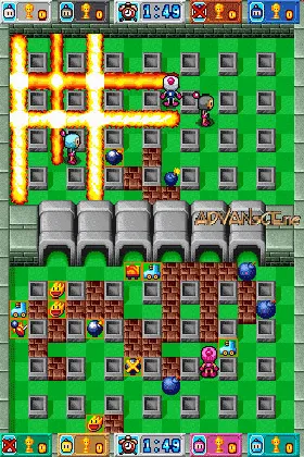 Bomberman Land Touch! (USA) screen shot game playing